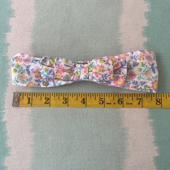 Tommy Bahama Floral Print 3 Piece Outfit Top Bottom & Headband - Picture 9 of 12